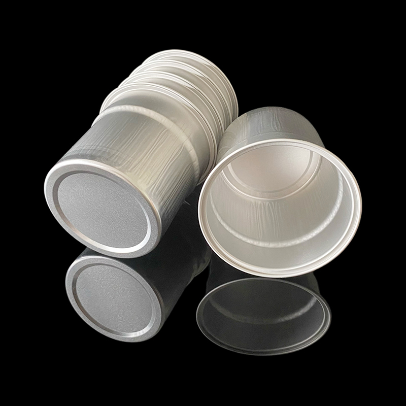 In what aspects is the portability of aluminum foil container cup reflected?