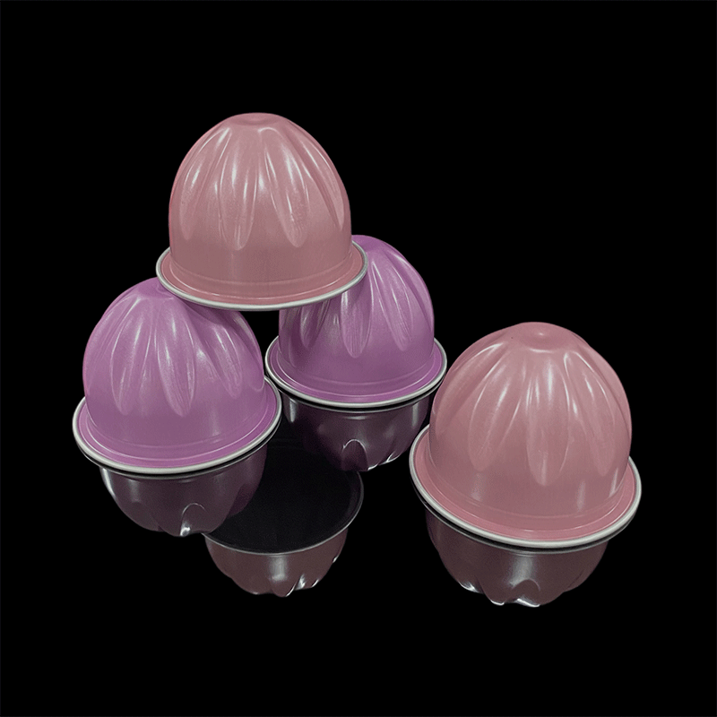 Manufacturers Wholesale 38ML Disposable Color Thick Aluminum Foil Container Food Grade Coffee Capsule Cup Powder Tea Can