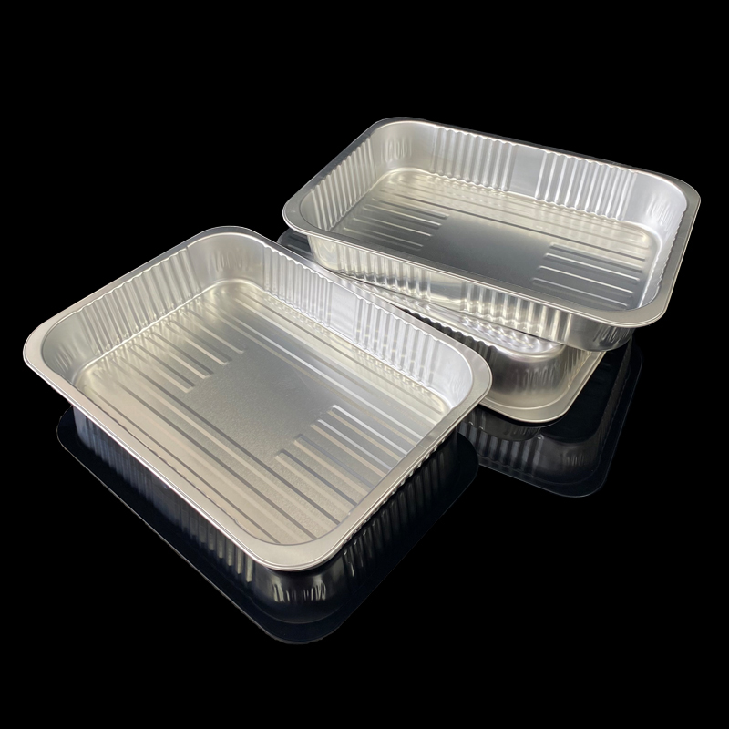4660ML Manufacturers Wholesale Disposable Lunch Box Food Grade Takeaway Picnic BBQ Grilled Fish Plate Environmentally Friendly Aluminum Foil Lunch Box Commercial Use