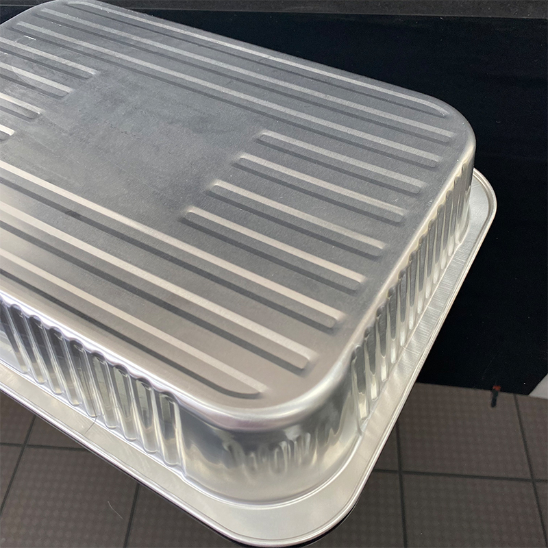 4660ML Manufacturers Wholesale Disposable Lunch Box Food Grade Takeaway Picnic BBQ Grilled Fish Plate Environmentally Friendly Aluminum Foil Lunch Box Commercial Use