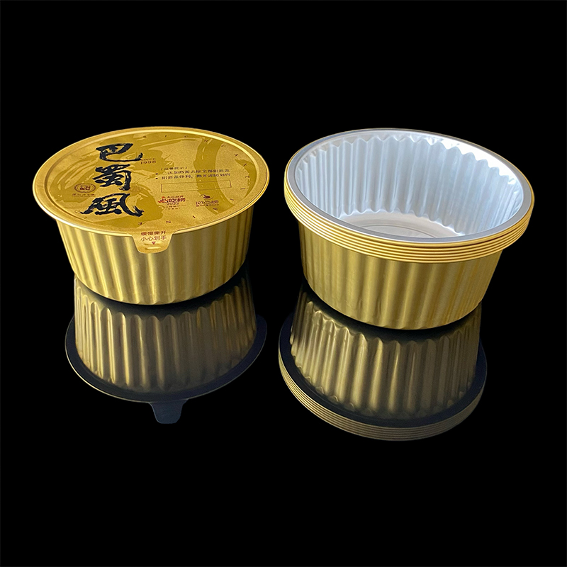 Manufacturers Wholesale Takeaway Package Barbecue Baking Commercial Food Grade Thickened Disposable Aluminum Foil Lunch Box Aluminum Foil Container 1450ML