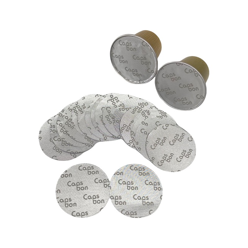 Manufacturers Wholesale Coffee Capsule Cup Easy-Tear Sealing Film Tea Can Food Aluminum Cup Sealed Aluminum Foil Sealing Film Custom