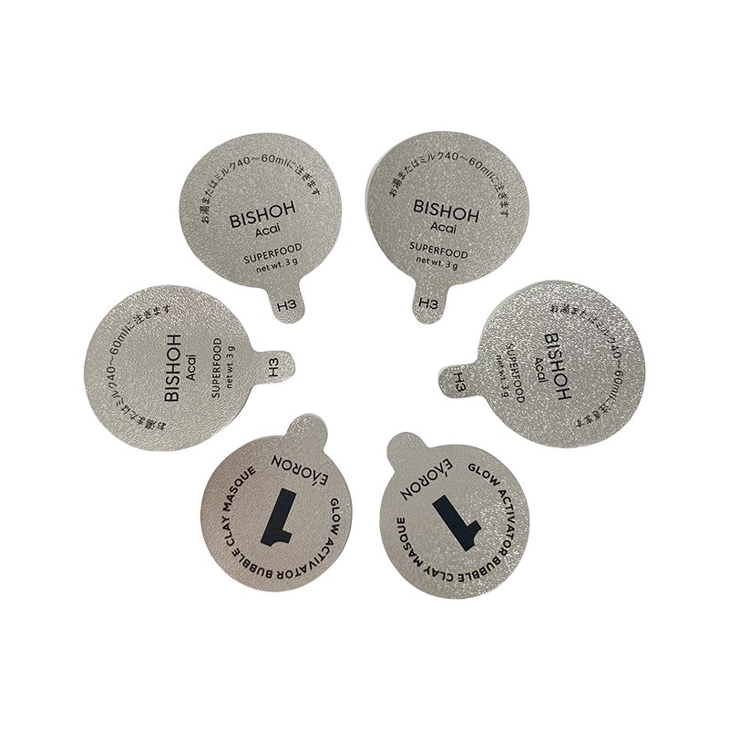 Manufacturers Wholesale Coffee Capsule Cup Easy-Tear Sealing Film Tea Can Food Aluminum Cup Sealed Aluminum Foil Sealing Film Custom